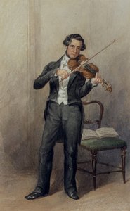 Mitglied des Orchesters des 6. Herzogs von Devonshire von William Henry Hunt