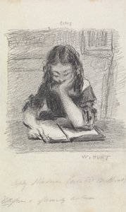 Sophy Steadman beim Lesen von William Henry Hunt