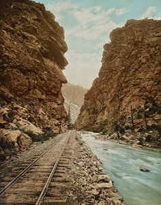 Clear Creek Canyon, Colorado, ca. 1899