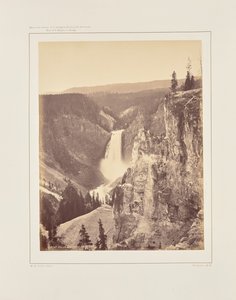 Untere Wasserfälle des Yellowstone, Fernansicht