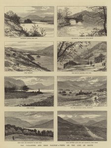 Die Callander und Oban Eisenbahn, Ansichten entlang der Route von William Henry James Boot
