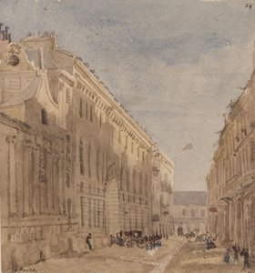Beginn der Königlichen Stallungen, Paris, ca. 1828 von William Henry Lake Price