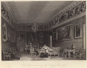 Lord Byrons Zimmer im Palazzo Mocenigo von William Henry Lake Price