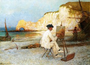 Ein Maler am Meer, ca. 1885