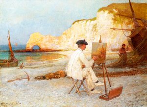 Ein Maler am Meer, ca. 1885