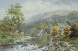 Annähernder Herbst auf der Arran, Dolgelly von William Henry Mander