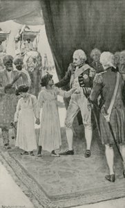 Die Söhne von Sultan Tippu werden von Lord Cornwallis als Geiseln empfangen von William Henry Margetson