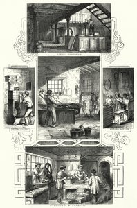 Herstellung von Seife (Gravur)