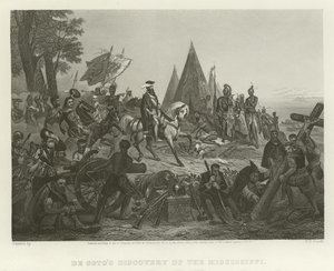 De Sotos Entdeckung des Mississippi von William Henry Powell