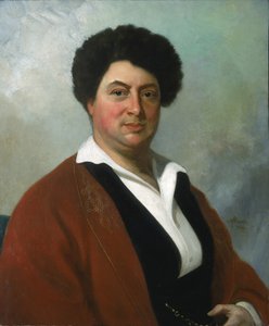 Porträt von Alexandre Dumas, 1855