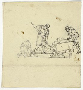 Drei Arbeiter von William Henry Pyne