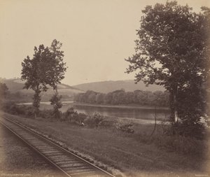 Ostansicht des Standing Stone, um 1895 von William Herman Rau