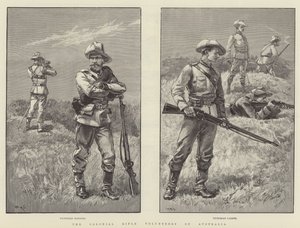 Die Kolonialgewehr-Freiwilligen von Australien