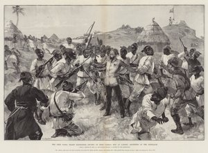 Die Emin-Pascha-Entlastungsexpedition, Meuterei von Emin Paschas Männern in Labore, Beginn der Rebellion von William Heysham Overend