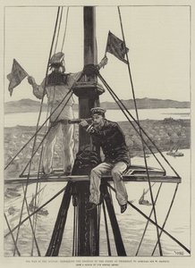 Der Krieg im Sudan, Signalisierung der Position des Feindes bei Trinkitat an Admiral Sir W. Hewett von William Heysham Overend