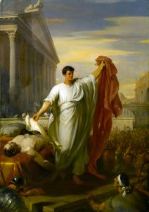 Marcus Antonius liest das Testament Caesars