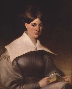 Porträt von Justinia Hilton (geb. Kent)