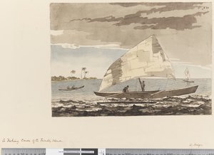 Seite 21 Ein Fischerkanoe der Freundlichen Inseln von William Hodges
