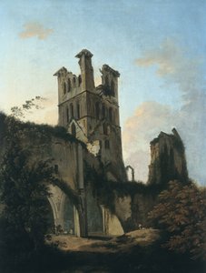 Ruinen der Llanthony Abbey von William Hodges