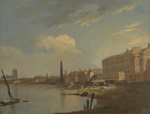 Die Themse und das Adelphi von William Hodges