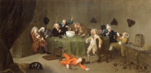 Eine moderne Mitternachtskonversation, ca. 1732