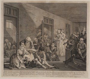 Der Lebenslauf eines Wüstlings, Platte 8