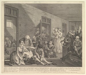 Ein Wüstlingsfortschritt, Tafel 8, 25. Juni 1735