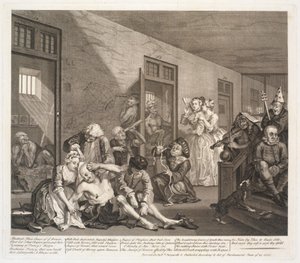 Der Lebensweg eines Wüstlings, Platte 8