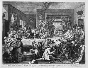Ein Wahlbankett, 1755
