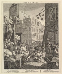 Bierstraße von William Hogarth