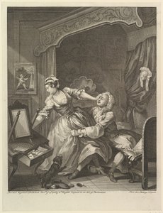 Vorher, 15. Dezember 1736 von William Hogarth