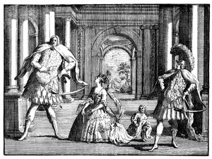 Berenstat, Cuzzoni und Senesino, ca. 1725 von William Hogarth