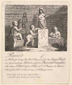 Jungen spähen auf die Natur, 1731-51 von William Hogarth