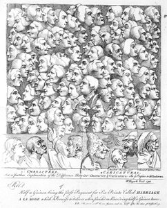 Charaktere und Karikaturen