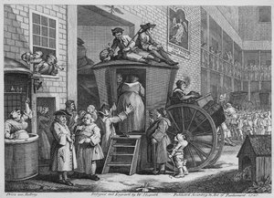 Landgasthof, 1747 von William Hogarth