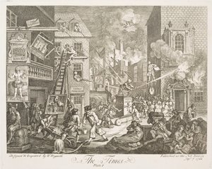 Die Zeit (Tafel 1) von William Hogarth