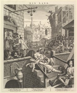 Gin Lane, 1. Februar 1751