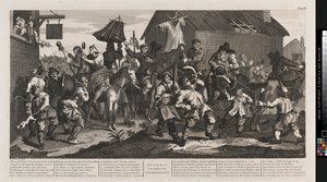 Hudibras und der Skimmington von William Hogarth