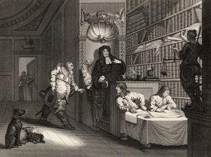Hudibras mit dem Anwalt, aus 
