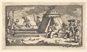 Gerste statt Weizen ausgegeben [erste Version] John Beaver, Römische Militärstrafe von William Hogarth