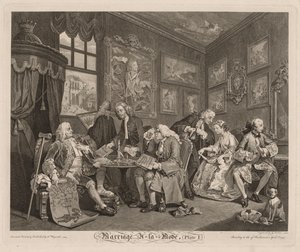 Heirat à la Mode von William Hogarth