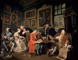 Die Modeheirat: 1, Der Ehevertrag, 1743