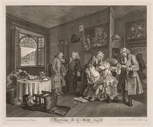 Heirat à la Mode: Der Tod der Gräfin, 1745