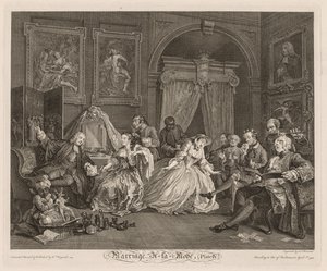 Marriage à la Mode: Die Toilettenszene, 1745 von William Hogarth
