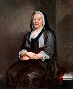 Mrs. Richard Hogarth, die Mutter des Künstlers, Mitte des 18. Jahrhunderts, 1901 von William Hogarth