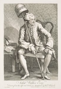Porträt von John Wilkes, Esq. von William Hogarth