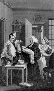 Zweites Frontispiz zu Tristram Shandy von William Hogarth