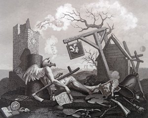 Schwanzstück oder Das Bathos von William Hogarth