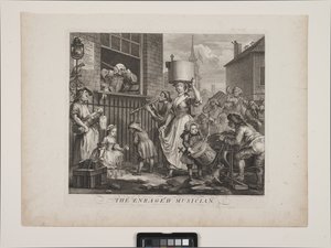 Der wütende Musiker von William Hogarth
