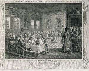 Der fleißige Lehrling, reich geworden und Sheriff von London, Tafel VIII aus 